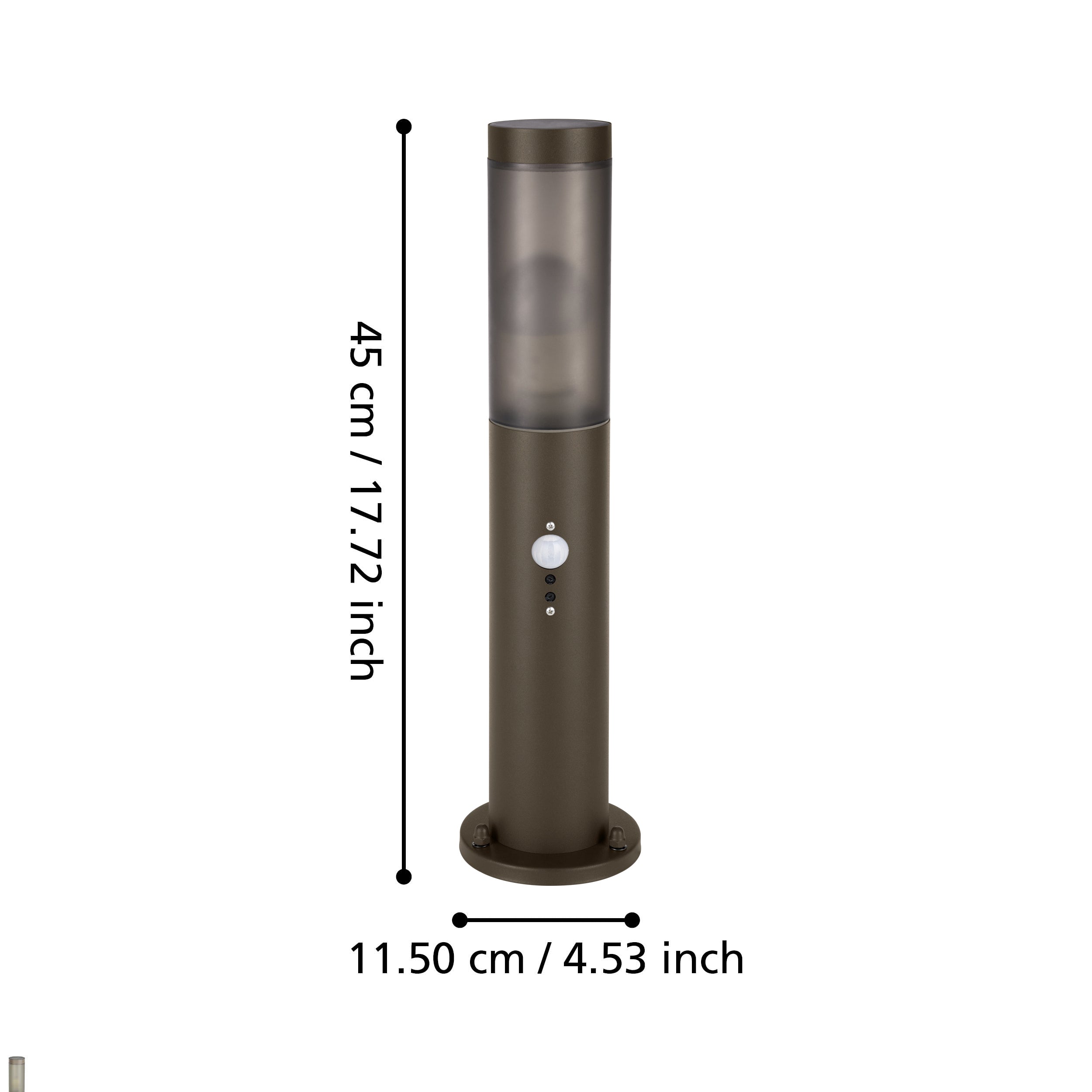 Helsinki Bedlampe Sensor H450 - mål - HAGRO