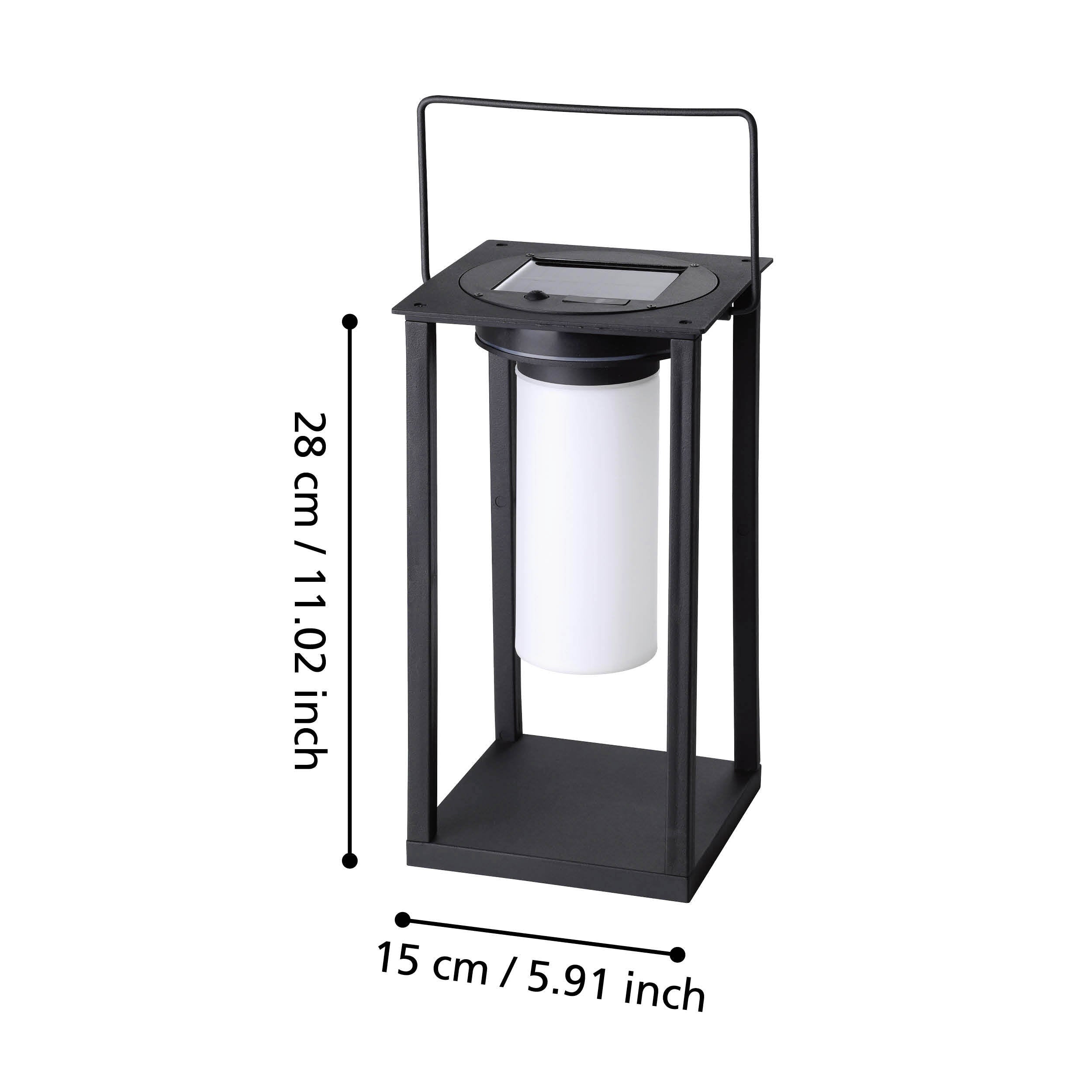 Usigni Udendørslampe - mål - HAGRO