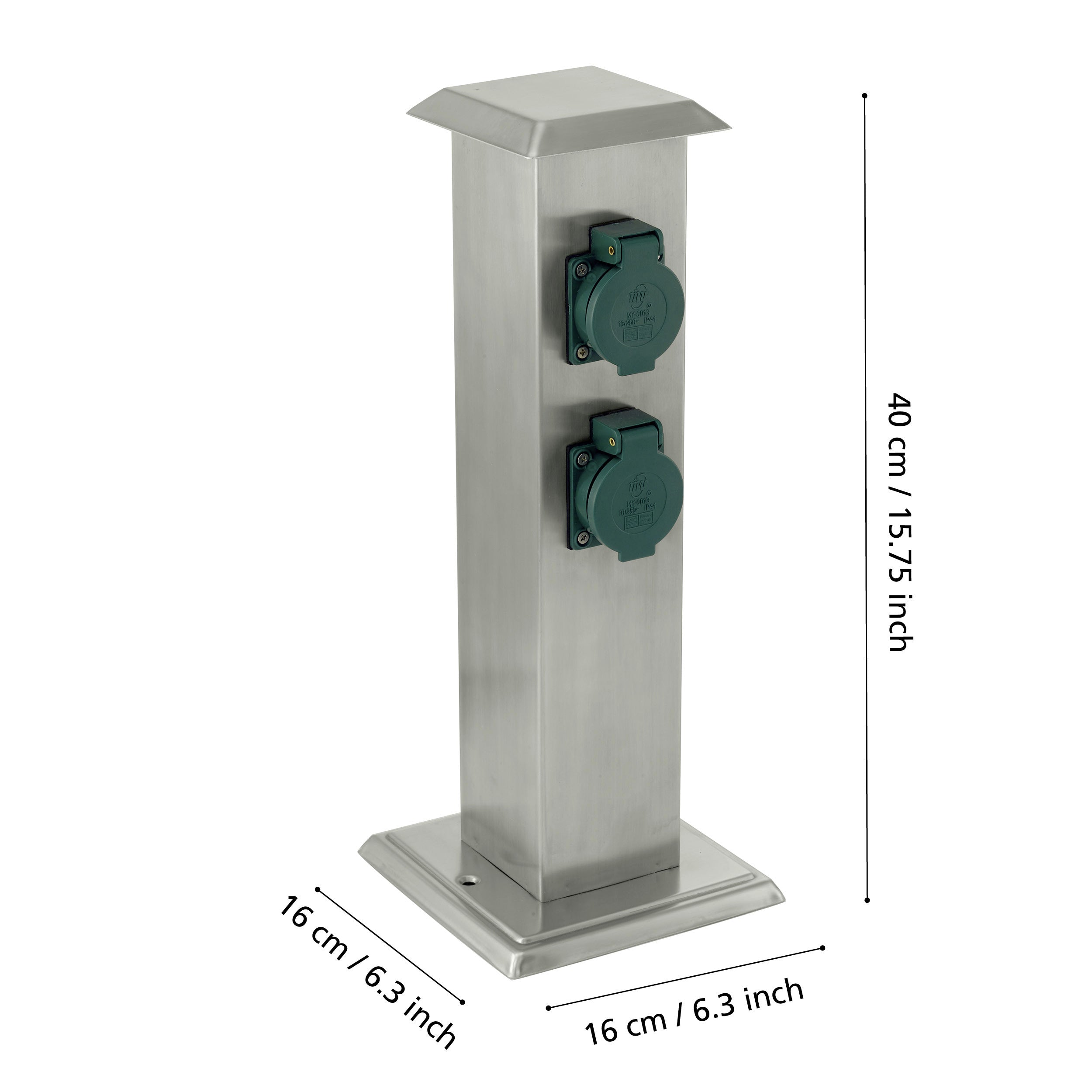 Schukostik Udendørslampe - mål - HAGRO