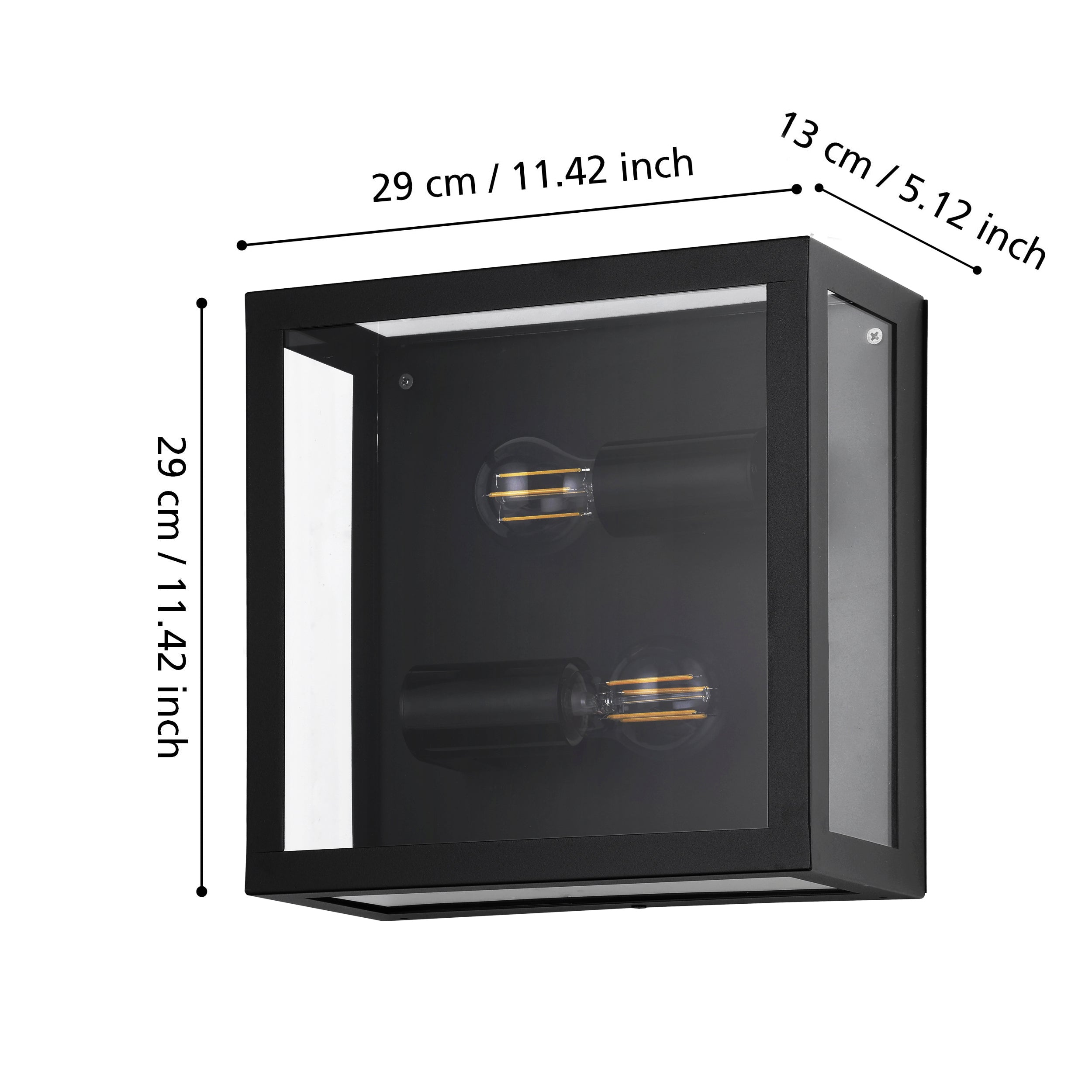 Alamonte 1 Loftlampe - mål - HAGRO