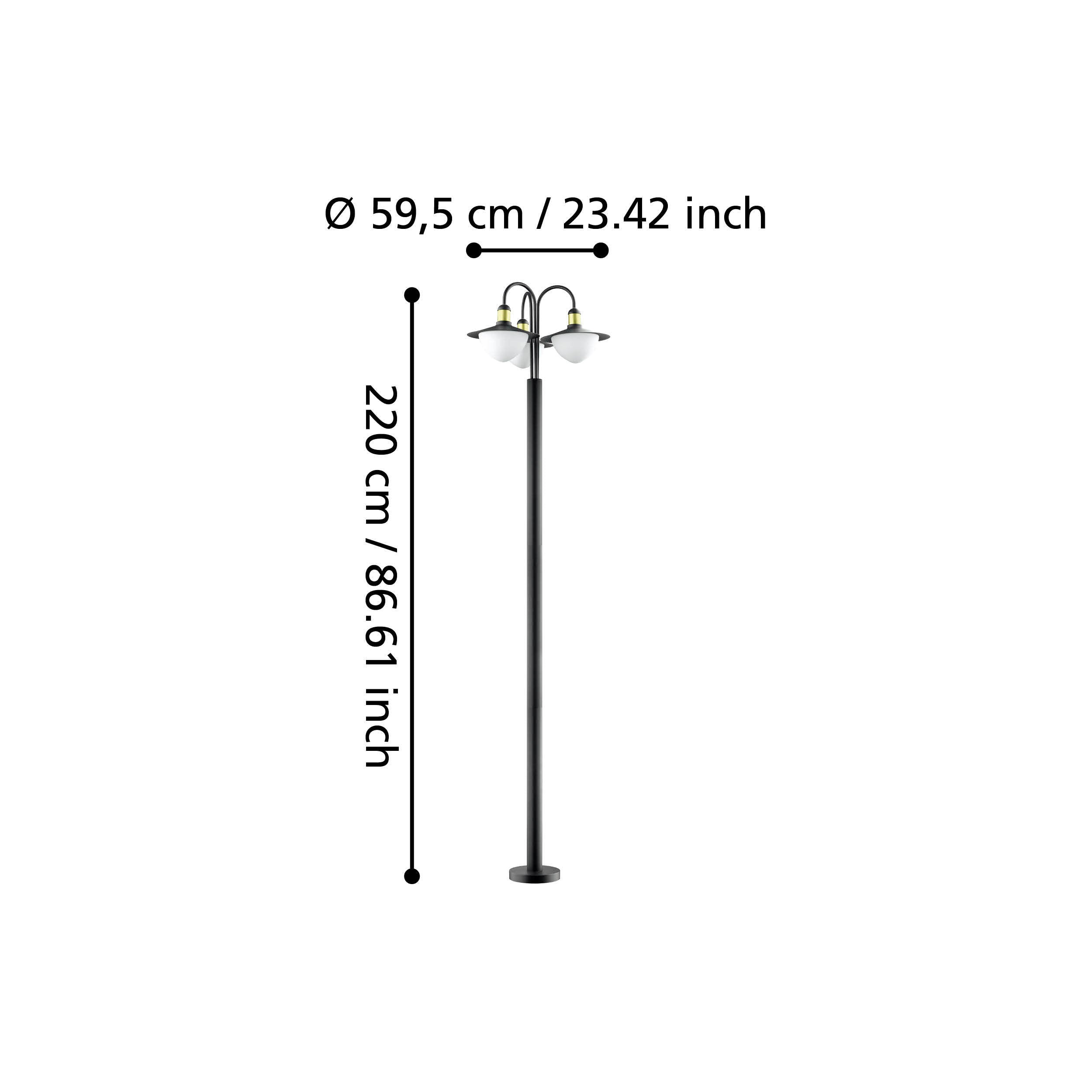 Sirmione Stander H2200 - mål - HAGRO