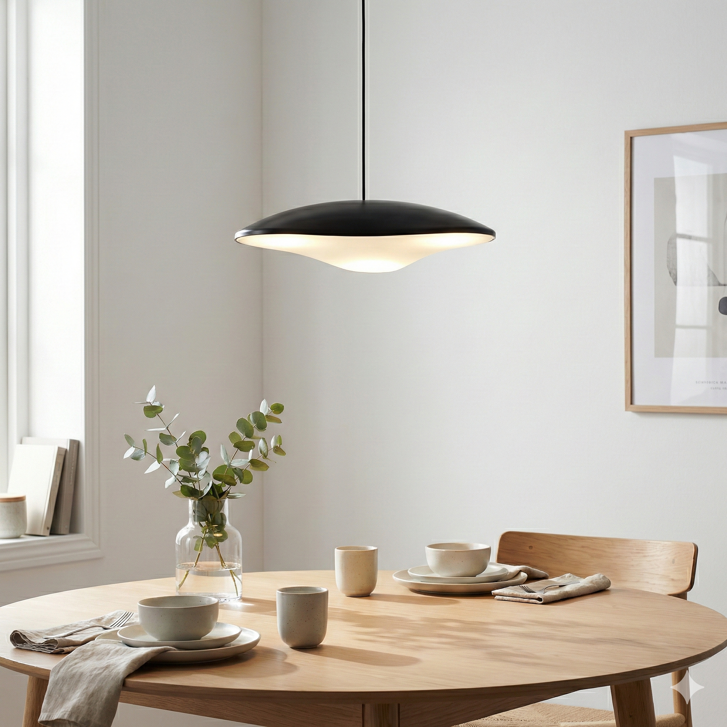 Air pendel sort stor